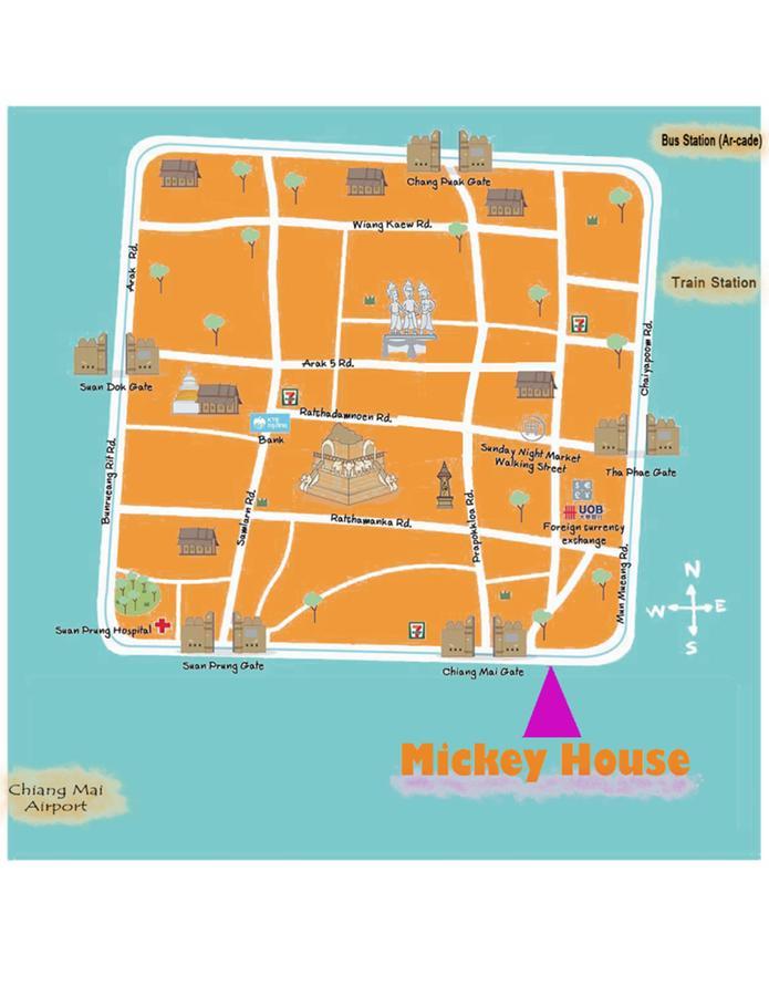 Mickey House Hotel Chiang Mai Ngoại thất bức ảnh